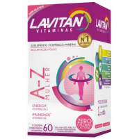 2 unidades Vitaminas e Minerais Lavitan Mulher 60 Comprimidos