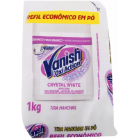 Tira Manchas Vanish Oxi Action Crystal White em Pó - sem Cloro Refil 1Kg