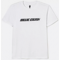 Camiseta Manga Curta Estampa Billie Eilish