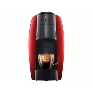 Cafeteira Espresso TRES Lov Premium - Vermelha Metalizado 3 Corações