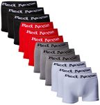 Kit 12 Cuecas Boxer Red Nose, Masculino