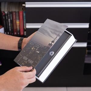 Cofre Inteligente Bookshape - Livro de New York