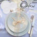 Aparelho de Jantar e Chá 20 Peças Oxford Daily Serena em Cerâmica com Alto-relevo – Branco