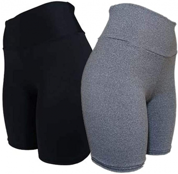 kit 3 shorts femininos suplex ciclista meia coxa academia