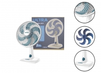 Ventilador de Mesa e Parede Ultra V-30B-6P – 30cm 3 Velocidades