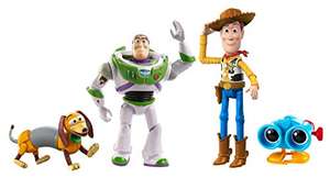Toy Story Baú de Brinquedos do Andy, Conjunto de 4 Figuras de Ação -