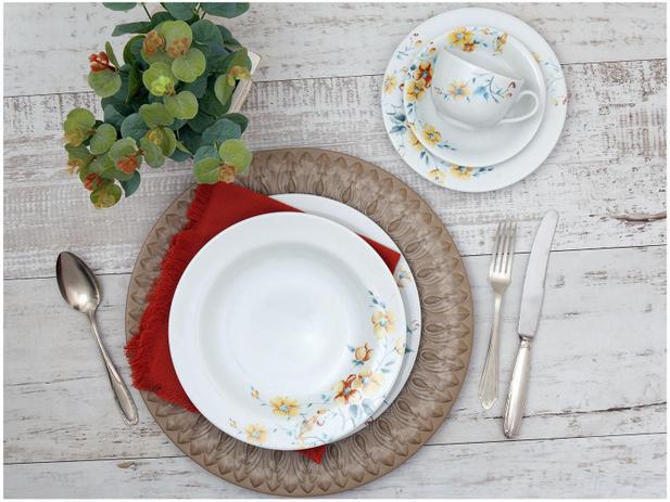 Aparelho de Jantar 20 Peças Schmidt Redondo – Colorido Porcelana Mônica