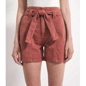 Short Clochard em Sraja com Cinto Faixa para Amarração