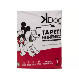 Tapete Higiênico Kdog Disney 80x60cm - 7 Unidades