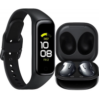 Fone de Ouvido Wireless Samsung Galaxy Buds Live + Smartband Samsung Galaxy Fit2