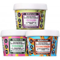 Kit 3 unidades Lola Cosmetics Cronograma Capilar Be(m) dita Ghee