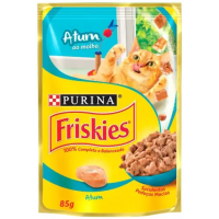 2 Unidades Ração Úmida para Gato Adulto Sachê - Friskies Atum ao Molho 85g
