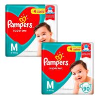 Fralda Supersec M - Pampers 52 Unidades