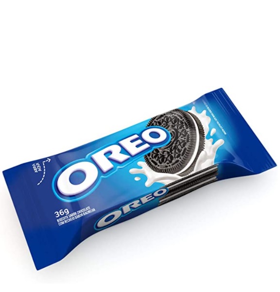 Biscoito Chocolate Recheio Baunilha Oreo Pacote 36g