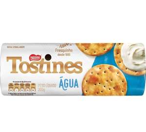[Prime + Recorrência] Biscoito, Cracker, Água, Tostines, 200g   8 unid