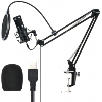 Microfone Condensador USB BlitzWolf BW-CM2 + Suporte