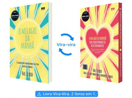 Livro Milagre da Manhã & Milagre da Manhã – Relacionamentos Hal Elrod Vira-Vira