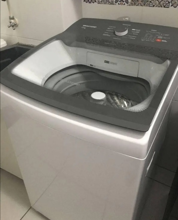 Máquina de Lavar Brastemp 12Kg branca com Ciclo Tira Manchas Advanced e Ciclo Antibolinha – BWK12AB