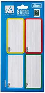 [Prime] Etiqueta Escolar Adesiva Académie, Tilibra, 8 etiquetas