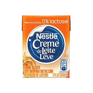 [PRIME + Recorrência] Creme de Leite, Nestlé, Zero Lactose, 200g   8 unid
