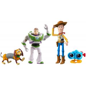 Toy Story Baú de Brinquedos do Andy - Conjunto de 4 Figuras de Ação - Mattel