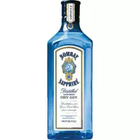 2 Unidades Gin Bombay Sapphire Dry London 750ml - Bacardi