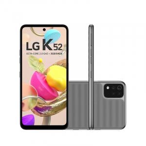 Smartphone LG K52 Cinza 64GB Tela de 6.59