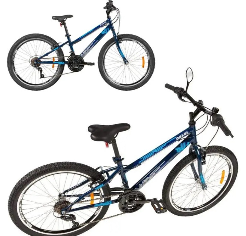 Bicicleta Aro 24 Caloi Max Azul