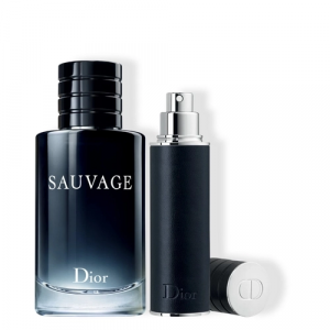 Conjunto Perfume Masculino Sauvage Dior EDT 100ml + Travel Size 10ml