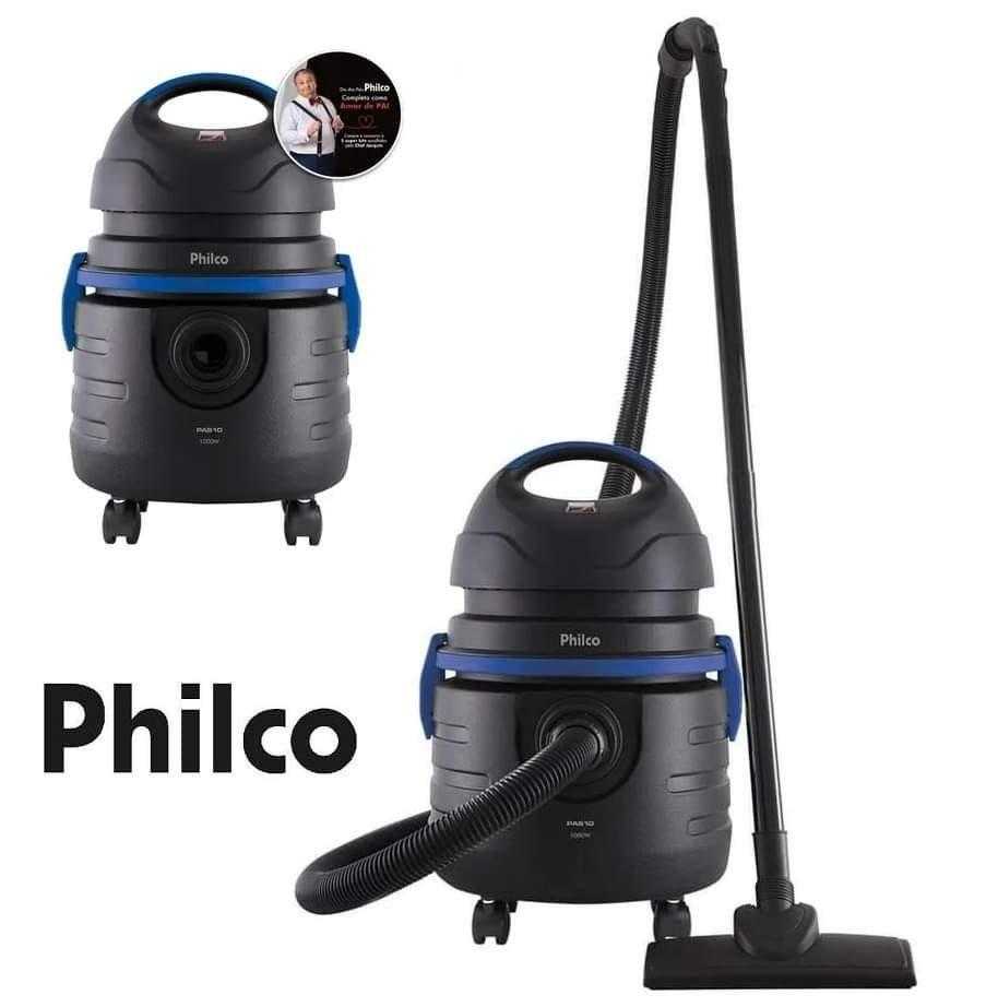 Aspirador de Pó Philco 1000W Pas10 – Preto e Azul