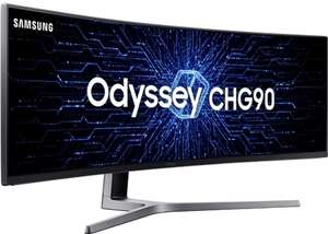 Monitor Gamer Curvo Samsung QLED SuperUltraWide 49" 1ms 144Hz Odyssey CHG90