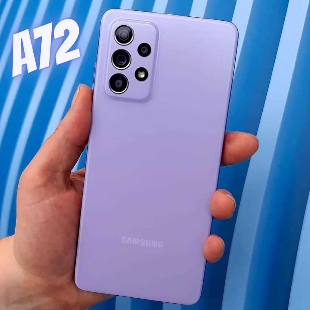 Smartphone Samsung Galaxy A72 128GB Violeta 4G – 6GB RAM Tela 6,7” Câm. Quádrupla + Selfie 32MP
