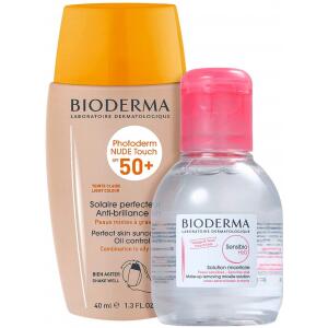 Kit Bioderma Sensibio H2o + Photoderm Nude Touch Claro (2 Produtos)