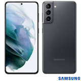 Samsung Galaxy S21 Cinza, com Tela Infinita de 6,2”, 5G, 128GB, Câmera Tripla de 12MP+64MP+12MP – SM-G991BZAJZTO