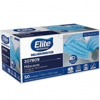 Máscaras Cirúrgicas Descartáveis Elite - Pack Com 50 Unidades, Elite, Pacote De 50