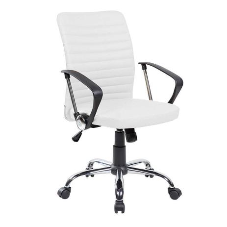 Cadeira de Escritório Diretor Giratória Oslo – Branca