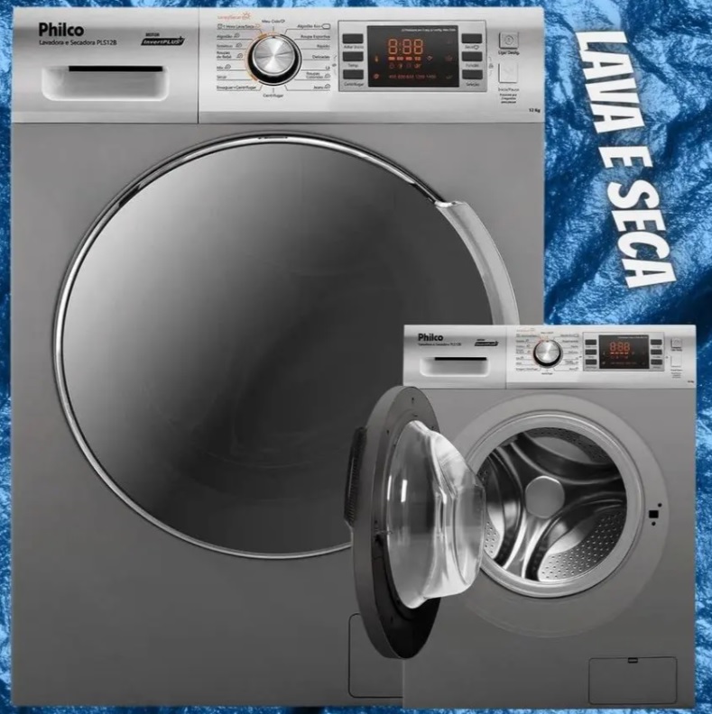 Lava & Seca Philco 12Kg PLS12T Inox