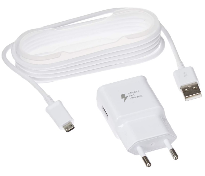 Carregador de Parede Ultra Rapido USB, Samsung, EP-TA20BWBUGBR, Branco