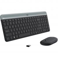 Combo Teclado E Mouse Logitech Sem Fio Mk470 - Reembalado