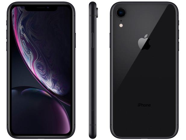 iPhone XR Apple 64GB Preto 6,1” 12MP iOS
