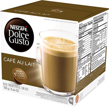 Nescafe Dolce Gusto, Café Au Lait, 16 Cápsulas
