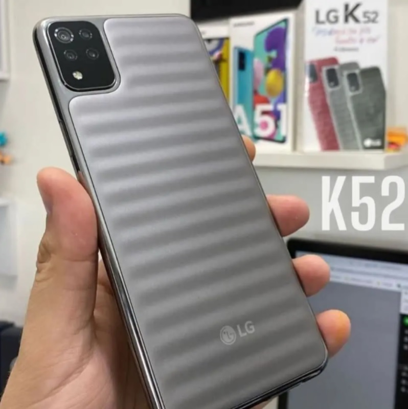 Smartphone LG K52 64GB 4G Octa-Core 3GB RAM – Tela 6,6” Câm. Quádrupla + Selfie 8MP Dual Chip