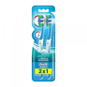 Escova Dental Oral -B Complete 5 Ações de Limpeza 40 Macia - 2 Unidades