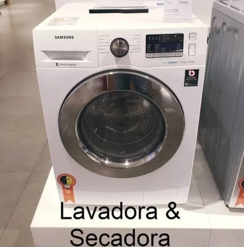 Lava e Seca Samsung 11kg Branca WD4000 – 12 Programas de Lavagem