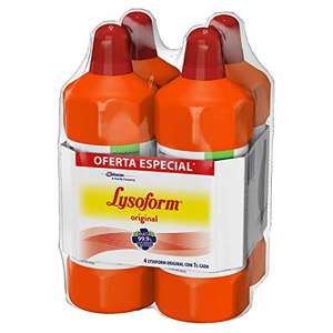 [Recorrente] Kit com 4 Desinfetantes Lysoform Bruto Original 1L