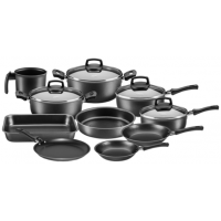 Jogo De Panelas Antiaderente Trevalla Gourmet Grafite - 10 Peças