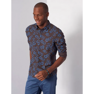 Camisa Super Slim Jeanswear Floral - Aramis