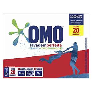 [Prime + Recorrência] Sabão em Pó Omo Lavagem Perfeita 1.6kg -
