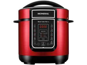 Panela Elétrica de Pressão Mondial Digital Master Cooker PE-41 3 Litros - Vermelha