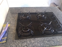 Cooktop à Gás Continental KC4GP 4 Bocas e Mesa em Vidro Temperado – Bivolt